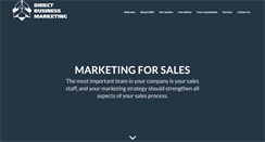 Desktop Screenshot of directbusinessmarketing.com