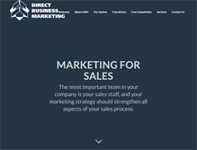 Tablet Screenshot of directbusinessmarketing.com